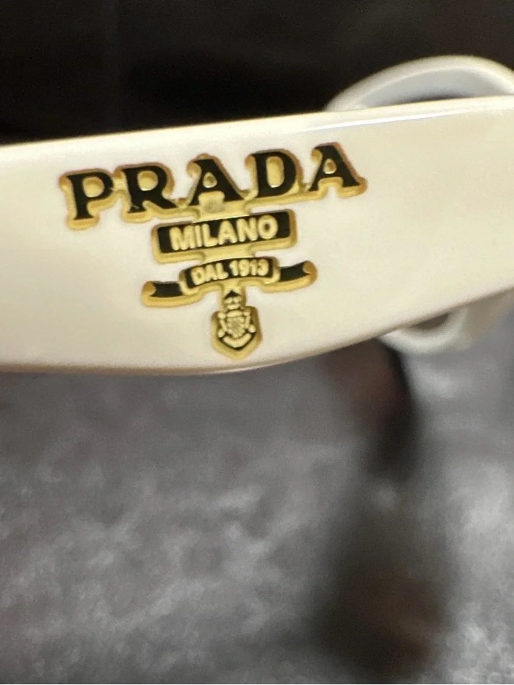Prada Women’s white Cat-Eye Sunglasses - Stylish UV Shades